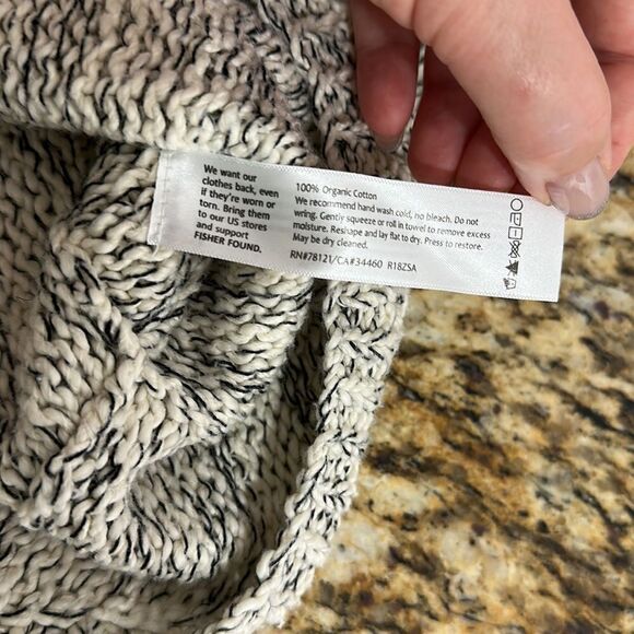 Eileen Fisher Marled Organic Sweater Slouchy Pullover Sweater Size M - Picture 6 of 8